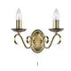 Bernice Wall Light Antique Brass from SSS Home Needs - Wall lighting Ireland
