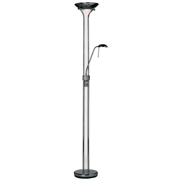 Rome Floor Lamp - Black Chrome from SSS Home Needs - Floor lighting Ireland