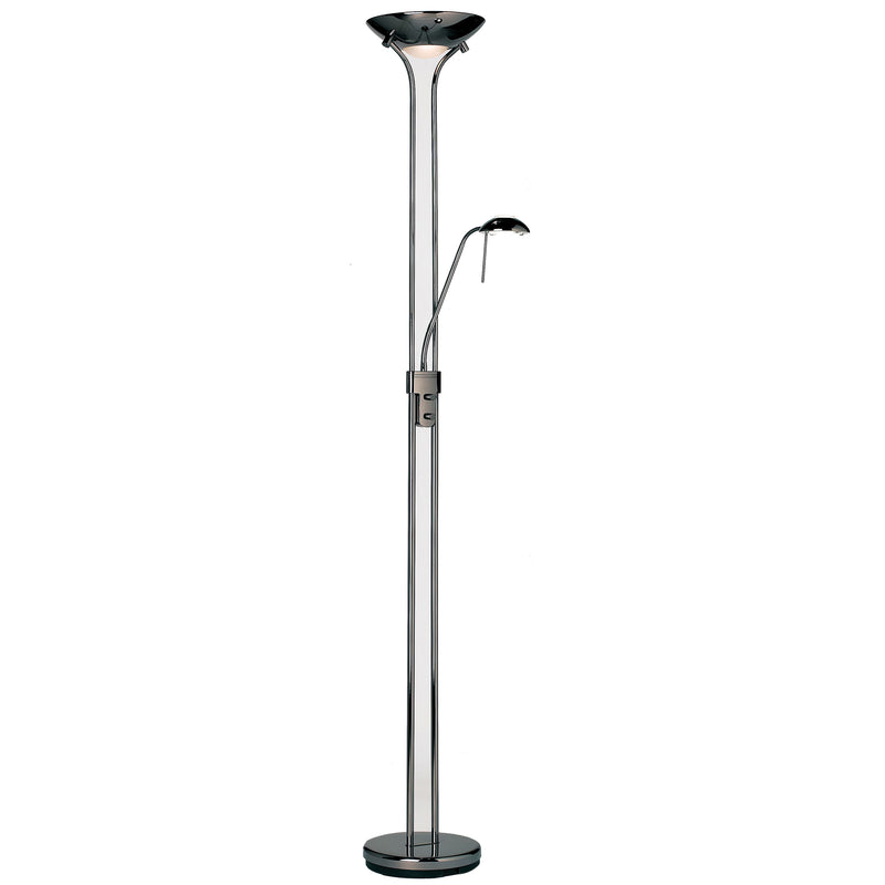 Rome Floor Lamp - Black Chrome from SSS Home Needs - Floor lighting Ireland