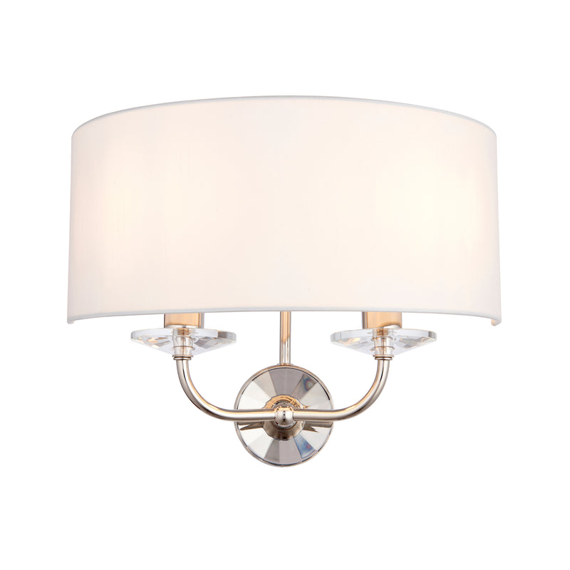 Nixon Wall Light Bright Nickel from SSS Home Needs - Wall lighting Ireland