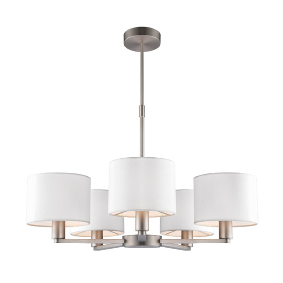 Daley 5 Pendant Matt Nickel from SSS Home Needs - Pendant lighting Ireland