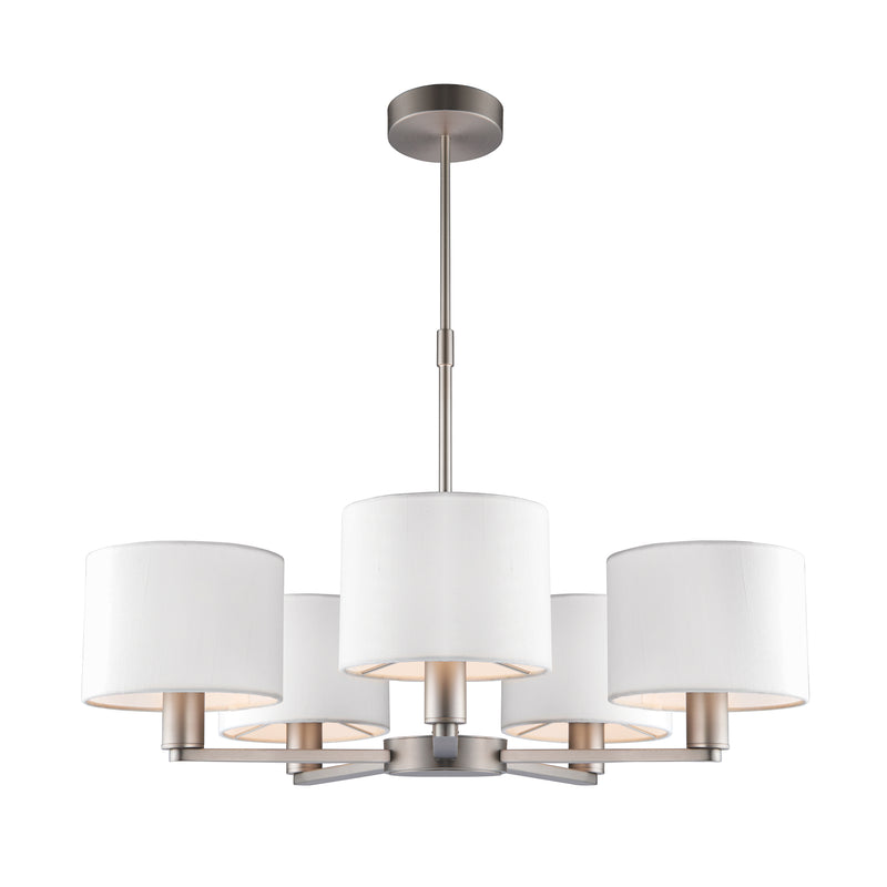 Daley 5 Pendant Matt Nickel from SSS Home Needs - Pendant lighting Ireland