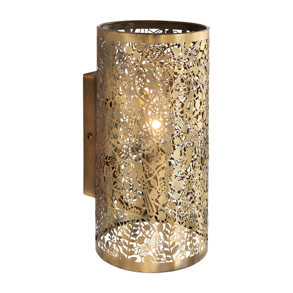 Secret Garden Wall Light Antique Brass from SSS Home Needs - Wall lighting Ireland