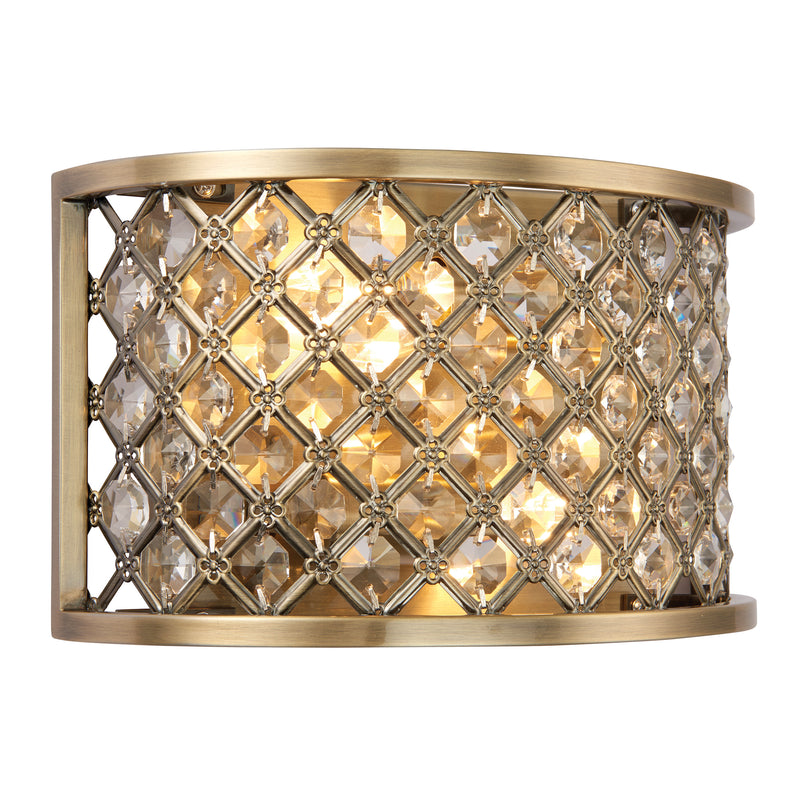 Hudson Wall Light Antique Brass from SSS Home Needs - Wall lighting Ireland