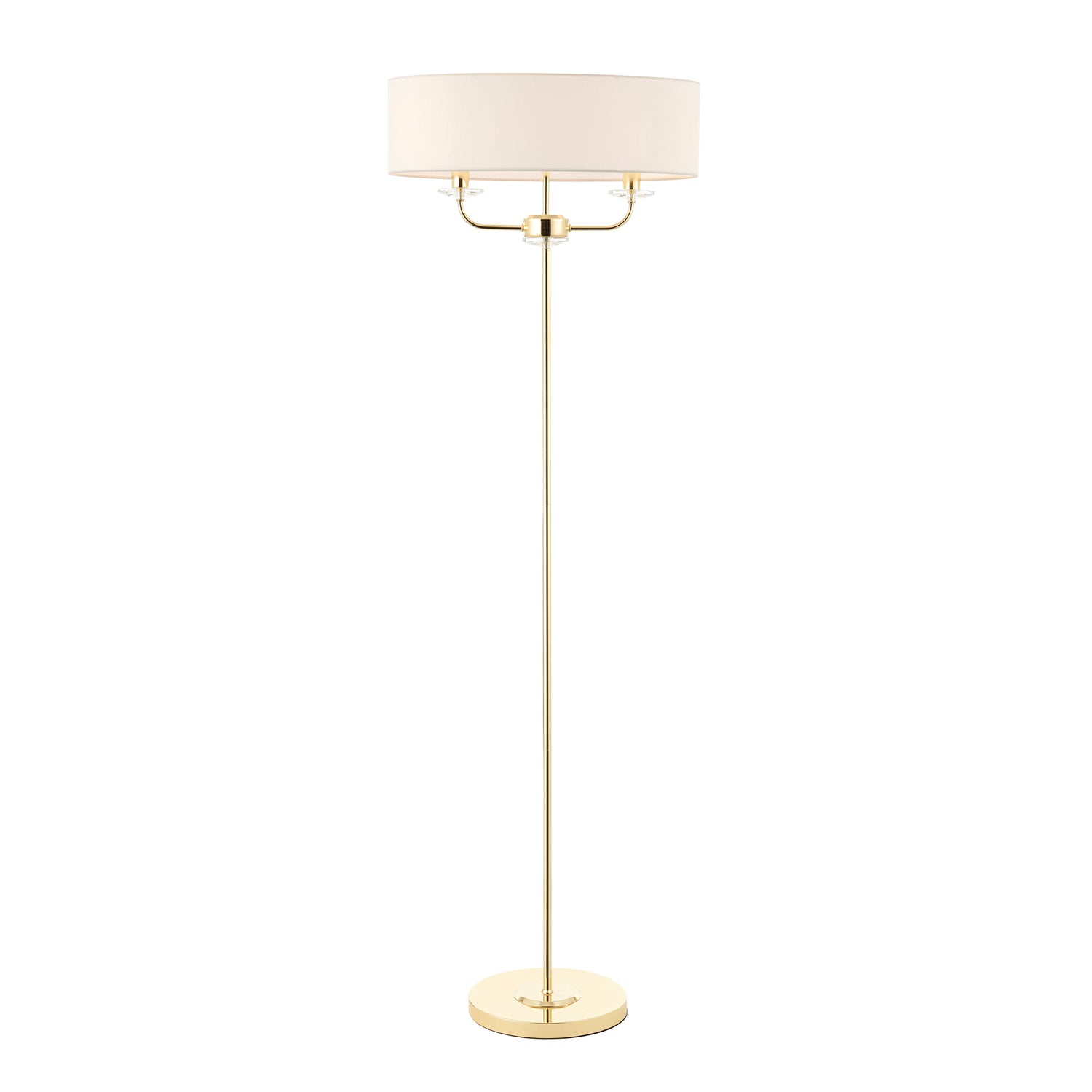 Nixon Floor Lamp - Brass from SSS Home Needs - Floor lighting Ireland