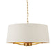 Harvey 1 Pendant Light - Brushed Gold from SSS Home Needs - Pendant lighting Ireland