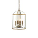 Lambeth 4 Pendant Light - Antique Brass from SSS Home Needs - Pendant lighting Ireland