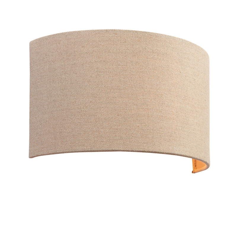 Obi 1 Wall Light Natural Linen from SSS Home Needs - Wall lighting Ireland