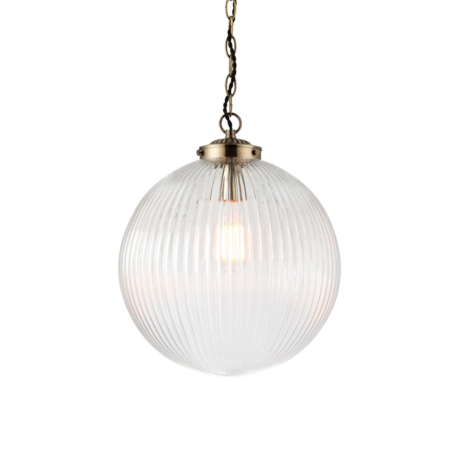 Brydon Pendant Light - Clear Glass Large from SSS Home Needs - Pendant lighting Ireland
