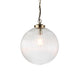 Brydon Pendant Light - Clear Glass Large from SSS Home Needs - Pendant lighting Ireland