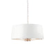 Harvey 1 Pendant Light - Bright Nickel from SSS Home Needs - Pendant lighting Ireland