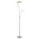 Alassio Floor Lamp - Satin Chrome from SSS Home Needs - Floor lighting Ireland