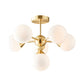 Oscar 6 Ceiling Light - Brushed Gold from SSS Home Needs - Ceiling lighting Ireland