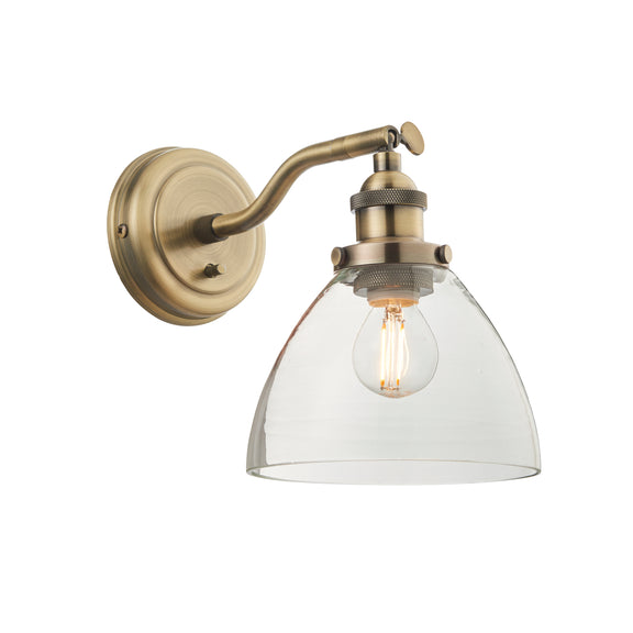 Hansen Wall Light Antique Brass from SSS Home Needs - Wall lighting Ireland