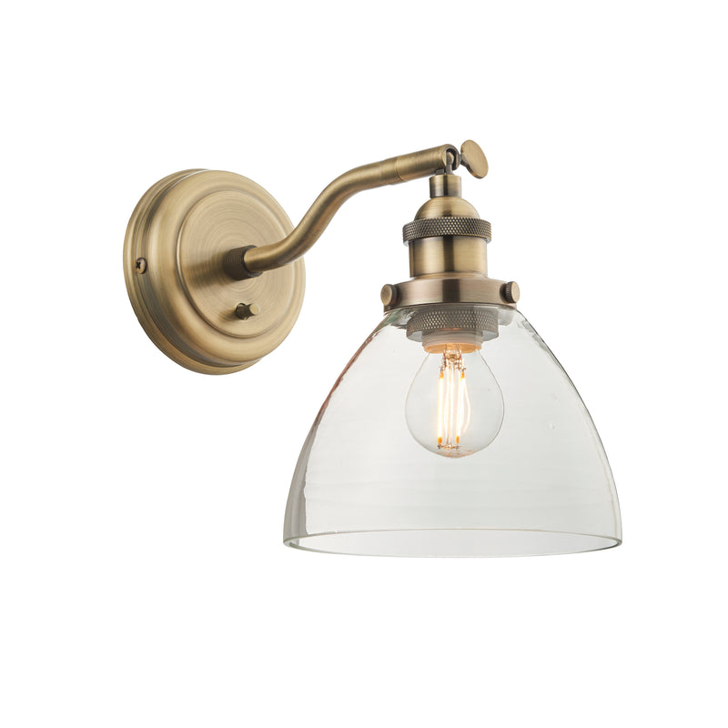 Hansen Wall Light Antique Brass from SSS Home Needs - Wall lighting Ireland