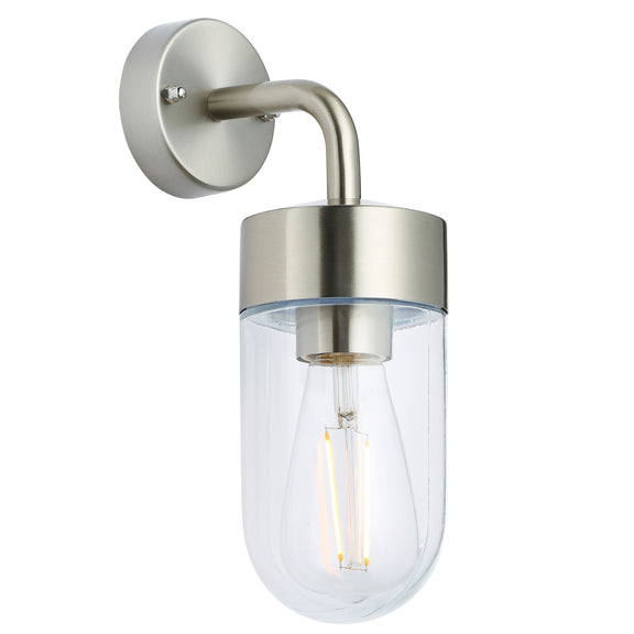 North Wall Light Brushed Steel from SSS Home Needs - Wall lighting Ireland