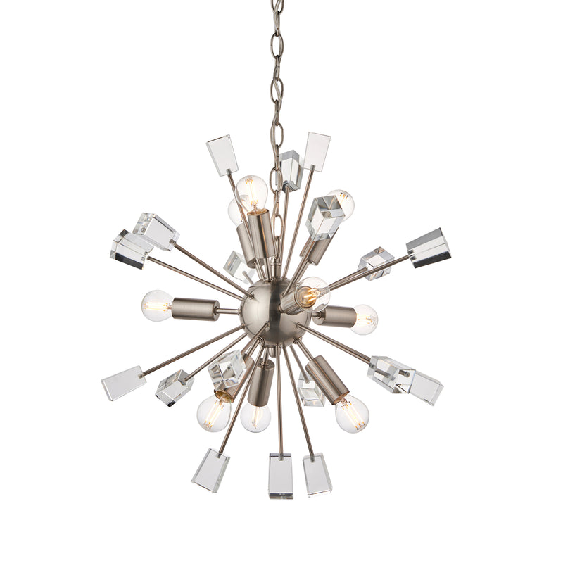 Miro 9 Pendant Light - Nickel from SSS Home Needs - Pendant lighting Ireland