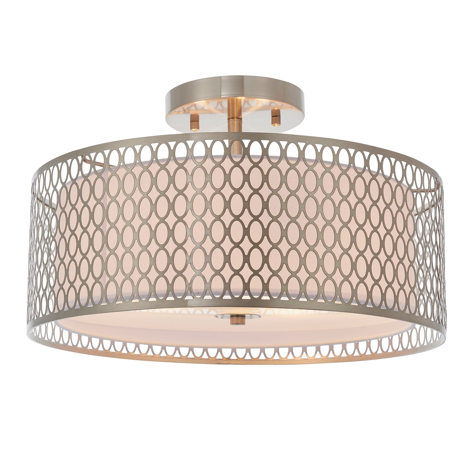 Cordero Ceiling Lamp - Satin Nickel from SSS Home Needs - Ceiling lighting Ireland