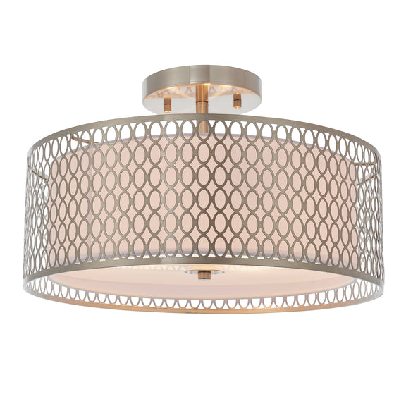 Cordero Ceiling Lamp - Satin Nickel from SSS Home Needs - Ceiling lighting Ireland