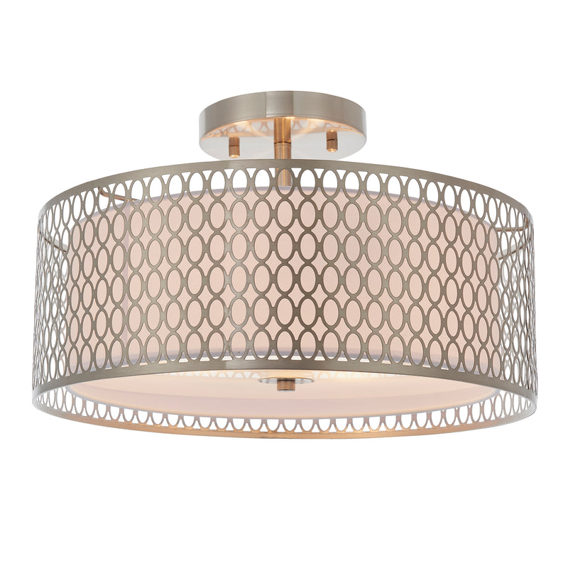 Cordero Ceiling Lamp - Satin Nickel from SSS Home Needs - Ceiling lighting Ireland