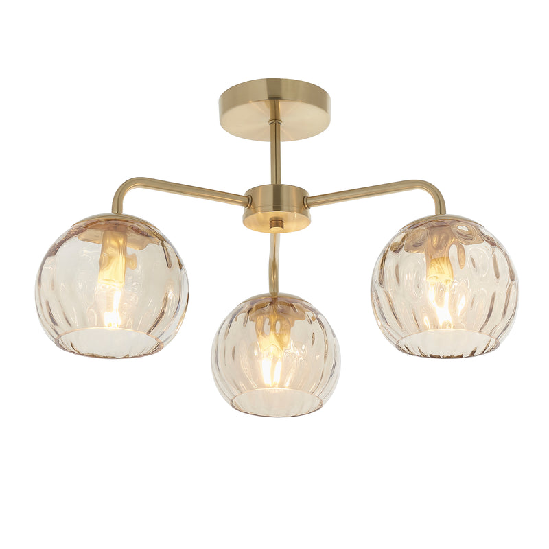 Dimple 3 Ceiling Light from SSS Home Needs - Ceiling lighting Ireland