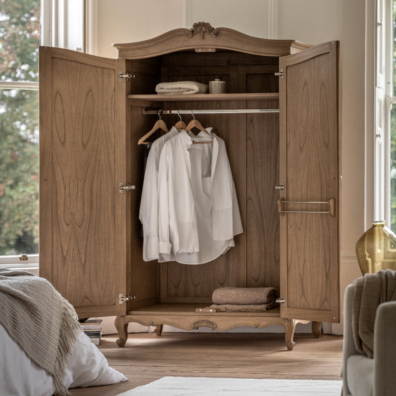 Chic 2 Door Wardrobe Weathered from SSS Home Needs - Bedroom wardrobe Ireland