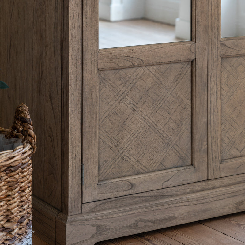 Rustique 2 Mirror Door Wardrobe from SSS Home Needs - Bedroom wardrobe Ireland
