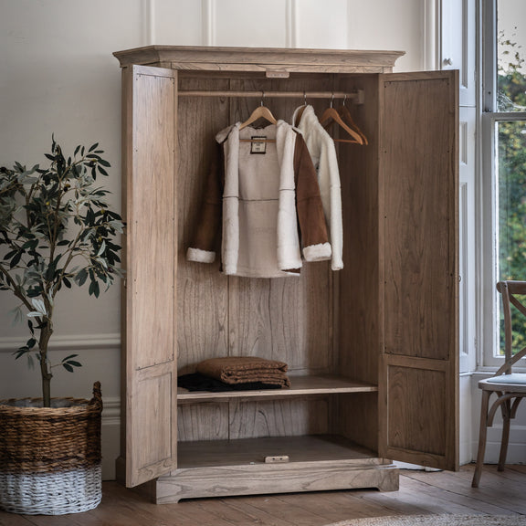 Rustique 2 Mirror Door Wardrobe from SSS Home Needs - Bedroom wardrobe Ireland
