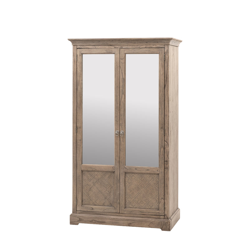 Rustique 2 Mirror Door Wardrobe from SSS Home Needs - Bedroom wardrobe Ireland