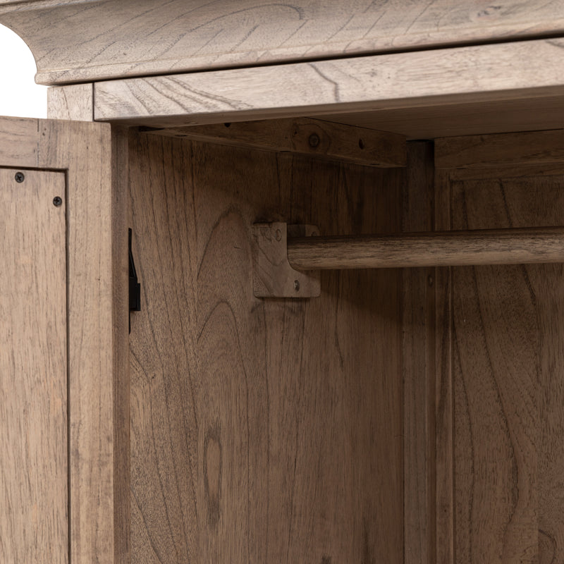 Rustique 2 Mirror Door Wardrobe from SSS Home Needs - Bedroom wardrobe Ireland