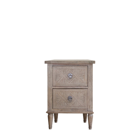 Rustique 2 Drawer Bedside Table from SSS Home Needs - Bedside table Ireland
