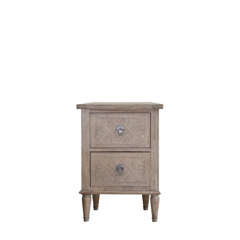 Rustique 2 Drawer Bedside Table from SSS Home Needs - Bedside table Ireland
