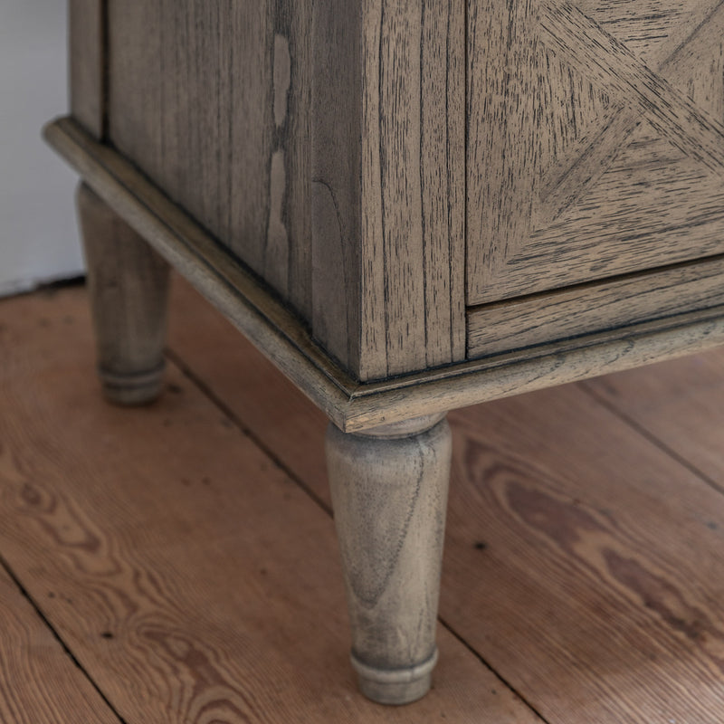 Rustique 2 Drawer Bedside Table from SSS Home Needs - Bedside table Ireland
