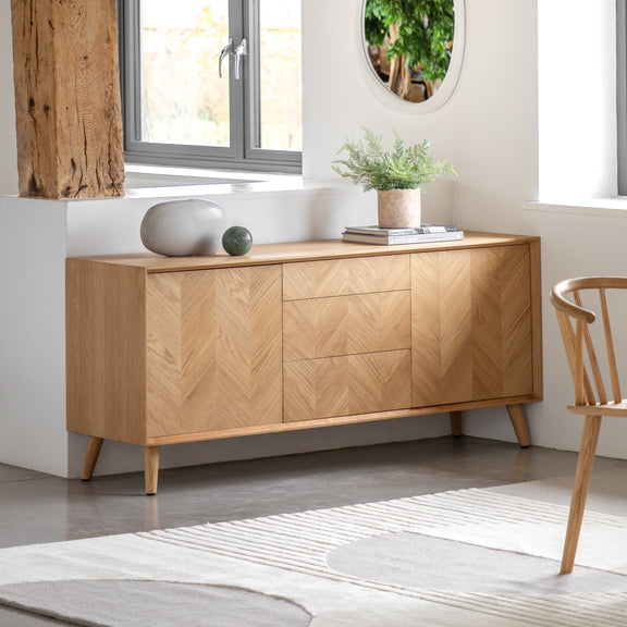 Milano 2 Door 3 Drawer Sideboard from SSS Home Needs - Dining room storage Ireland