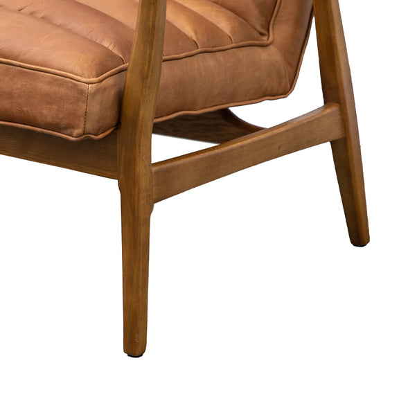 Datsun Vintage Brown Leather 2 Seater Sofa from SSS Home Needs - Living room sofa Ireland