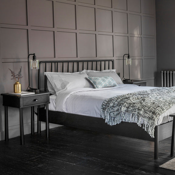 Wycombe 1 Drawer Bedside Black from SSS Home Needs - Bedside table Ireland