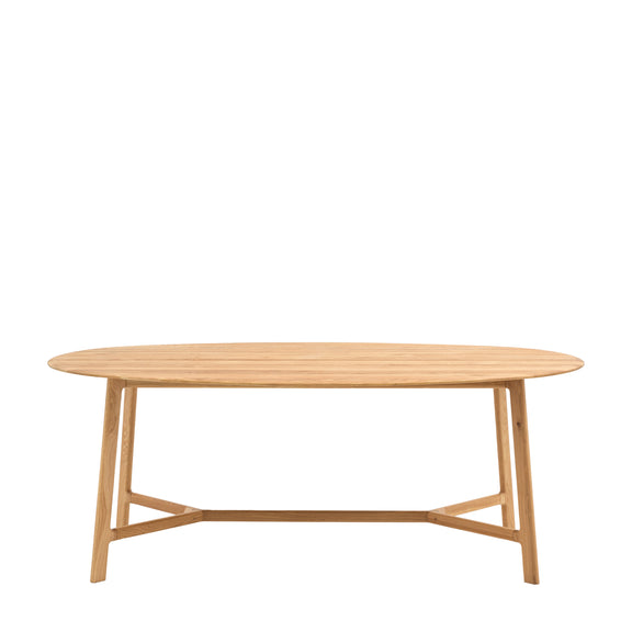 Madrid Oval Dining Table Oak - Oval Dining Room Table from SSS Home Needs - Dining table Ireland