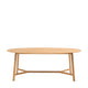 Madrid Oval Dining Table Oak - Oval Dining Room Table from SSS Home Needs - Dining table Ireland
