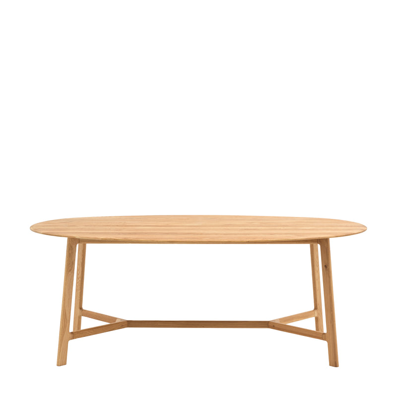 Madrid Oval Dining Table Oak - Oval Dining Room Table from SSS Home Needs - Dining table Ireland