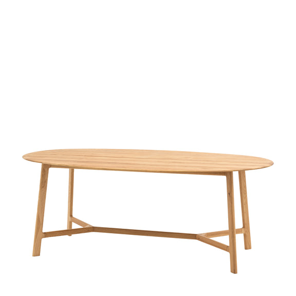 Madrid Oval Dining Table Oak - Oval Dining Room Table from SSS Home Needs - Dining table Ireland