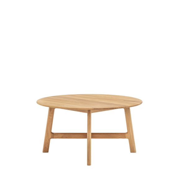 Madrid Round Oak Coffee Table from SSS Home Needs - Living room furniture Ireland