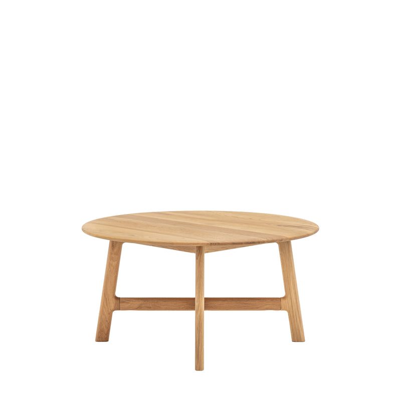 Madrid Round Oak Coffee Table from SSS Home Needs - Living room furniture Ireland