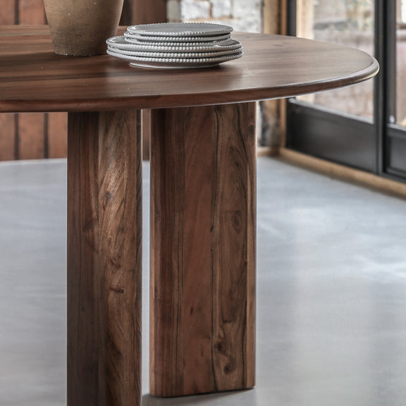 Borden Round Dining Table - Round Dining Room Table from SSS Home Needs - Dining table Ireland