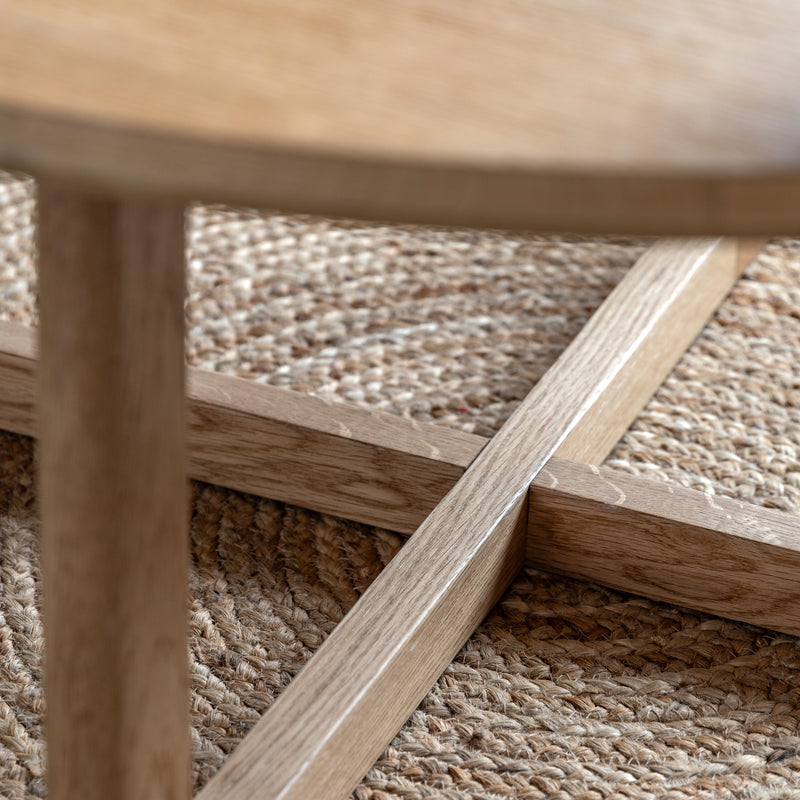 Craft Round Natural Coffee Table from SSS Home Needs - Living room furniture Ireland