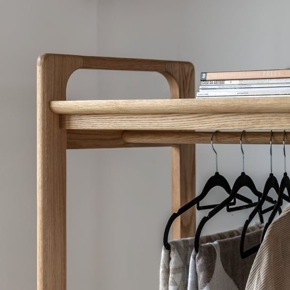 Craft Open Wardrobe Natural from SSS Home Needs - Bedroom wardrobe Ireland