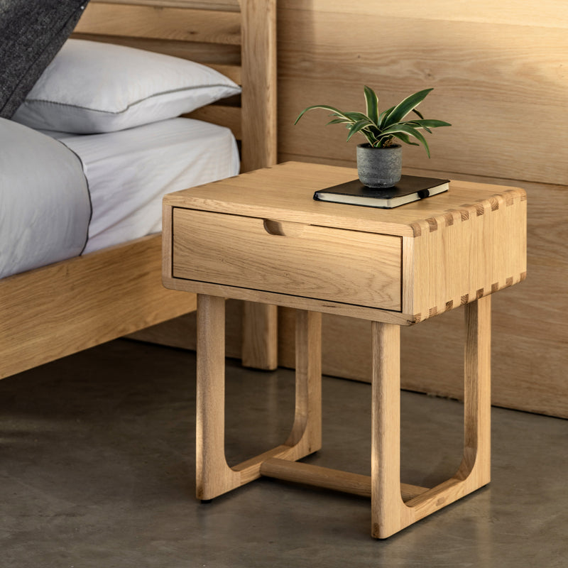 Craft 1 Drawer Bedside Natural from SSS Home Needs - Bedside table Ireland