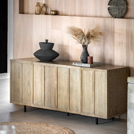Panelled 4 Door Sideboard from SSS Home Needs - Dining room storage Ireland