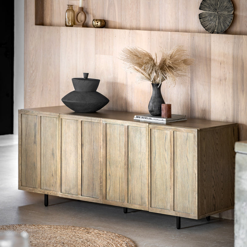 Panelled 4 Door Sideboard from SSS Home Needs - Dining room storage Ireland