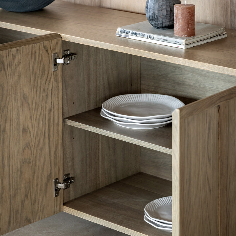 Panelled 4 Door Sideboard from SSS Home Needs - Dining room storage Ireland