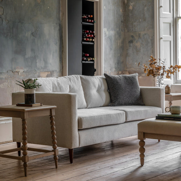 Whitwell Light Grey 3 Seater Sofa from SSS Home Needs - Living room sofa Ireland